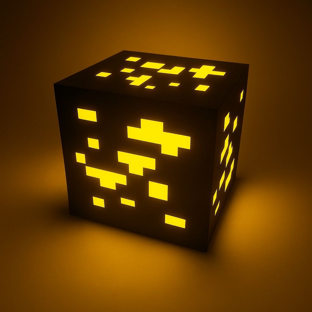 Minecraft Altın Madeni Lambader